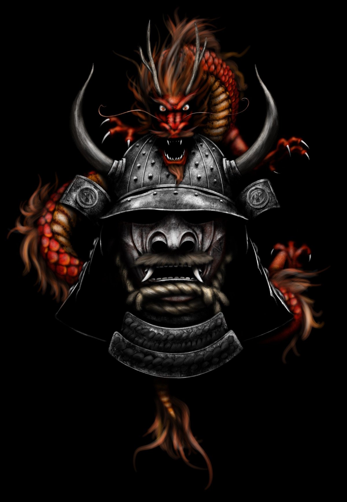 Демон Самурай маска Сегун