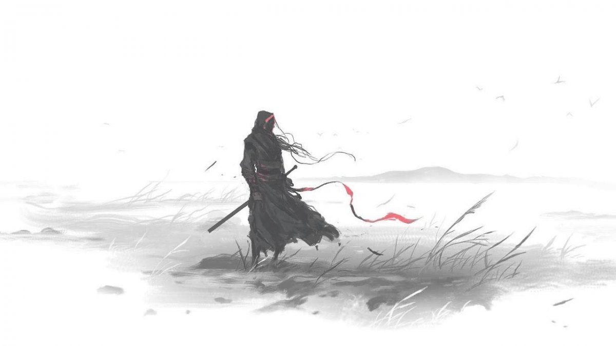 Воин на природе