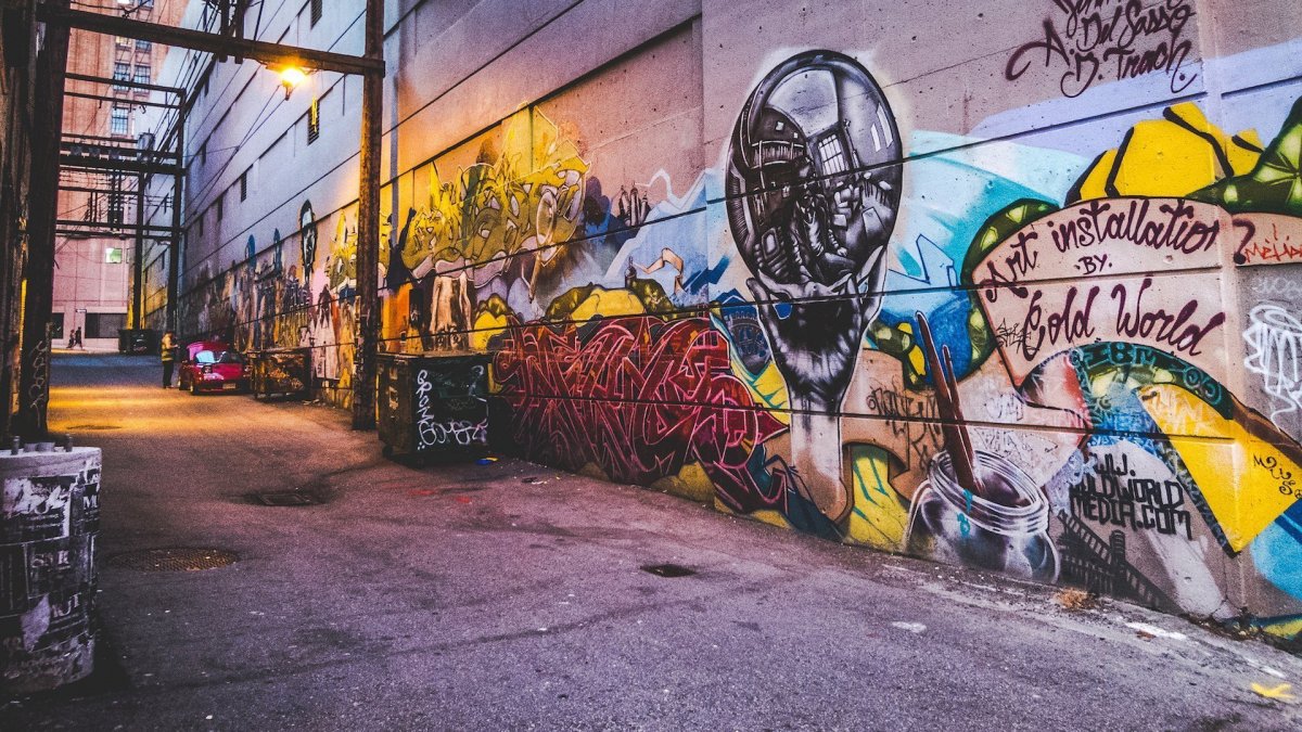 Обои в стиле андеграунд