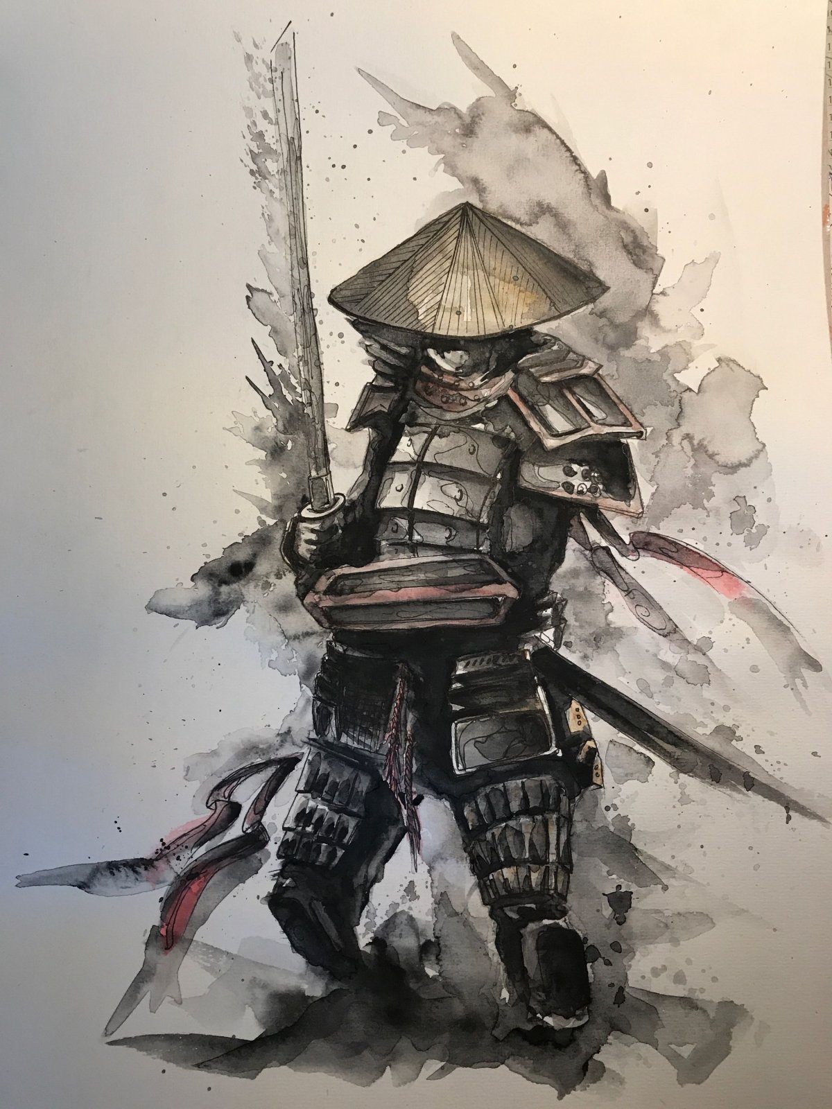 Самурай Ронин эскиз