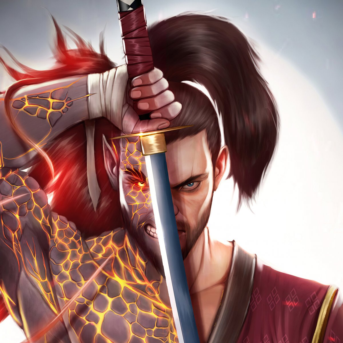 Воин Ронин Самурай арт