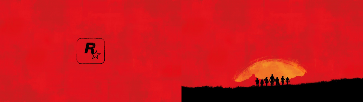 Обои на два монитора красные