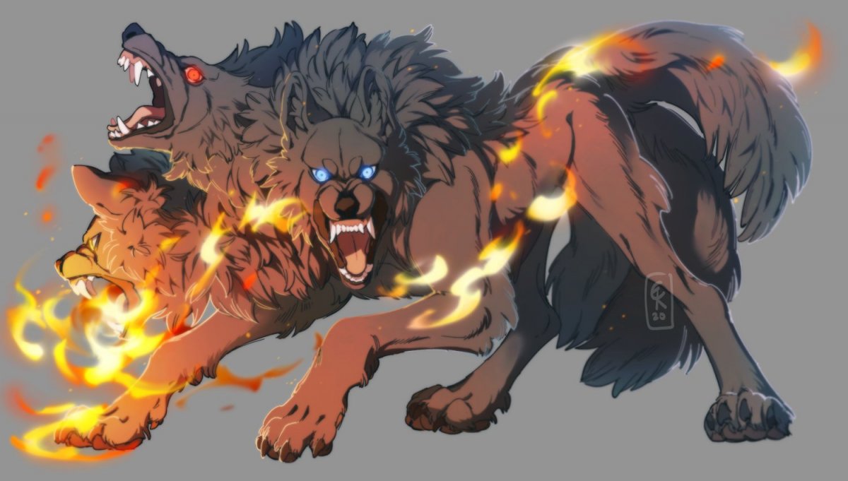 Пес Цербер Страж Аида