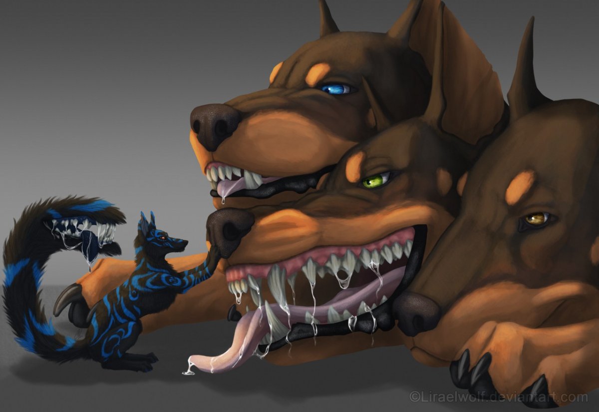 Цербер милые арты