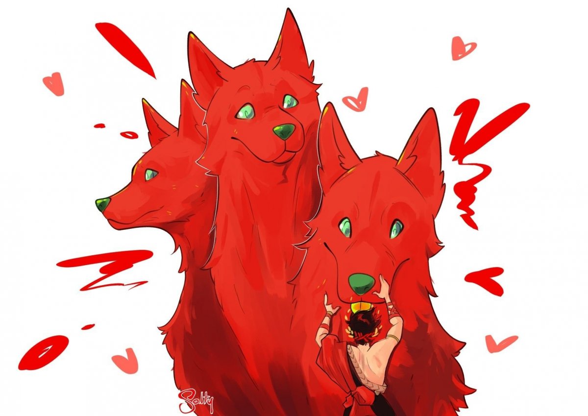 Щенок Цербера корги