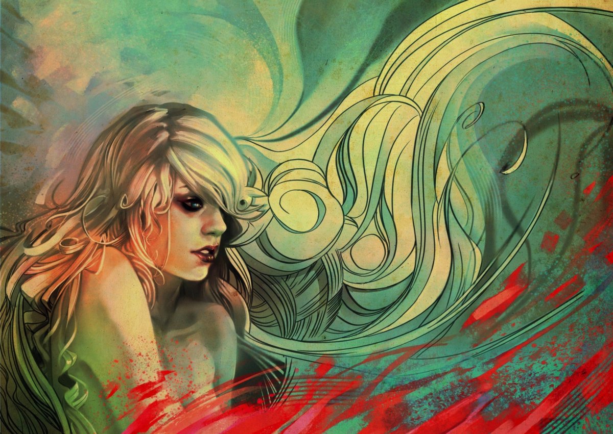 Девушка арт