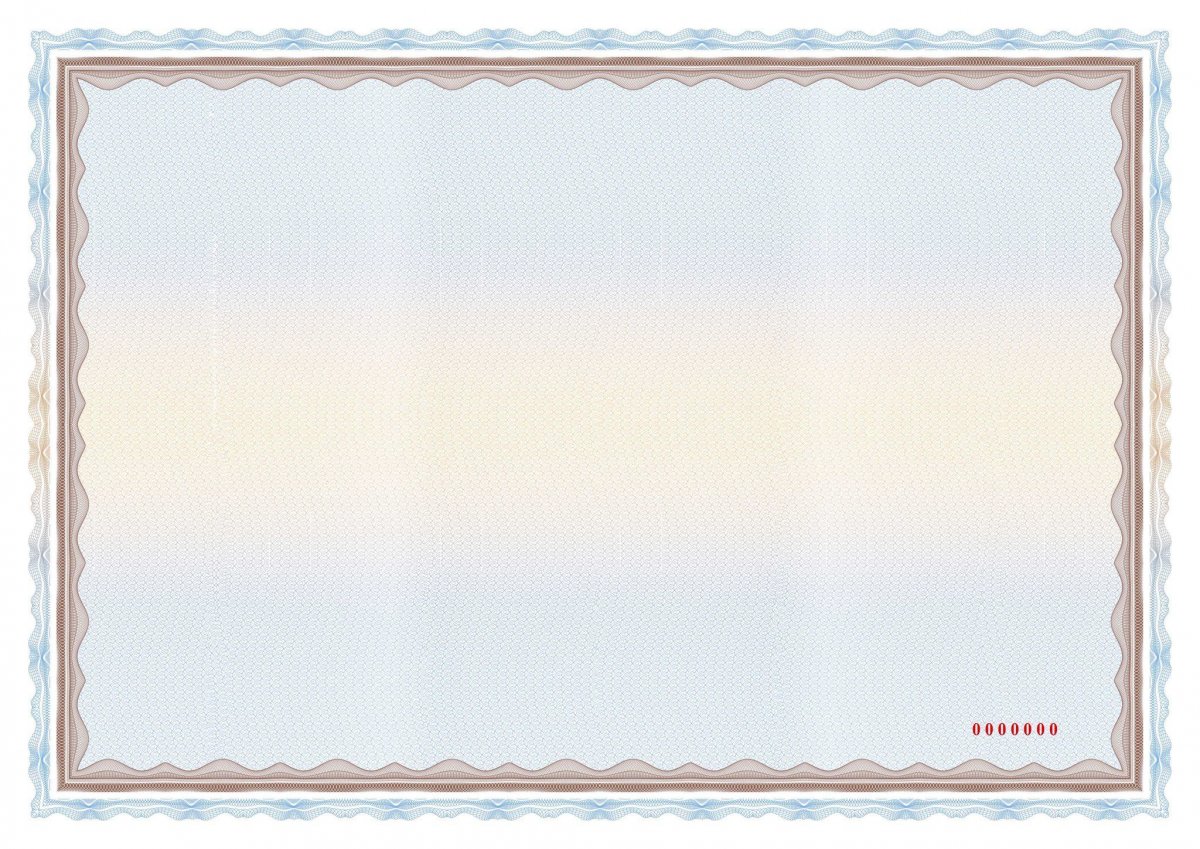 Фон для сертификата