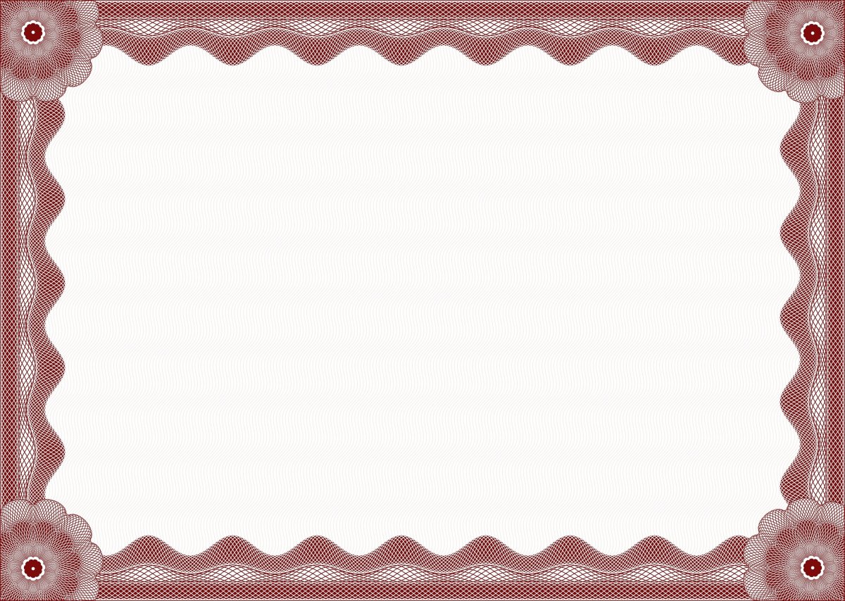 Фон для сертификата