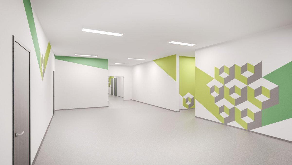 Точка роста стены в школе