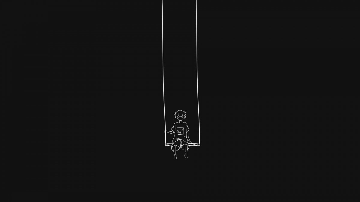 Стилистика рисунка девушки Минимализм