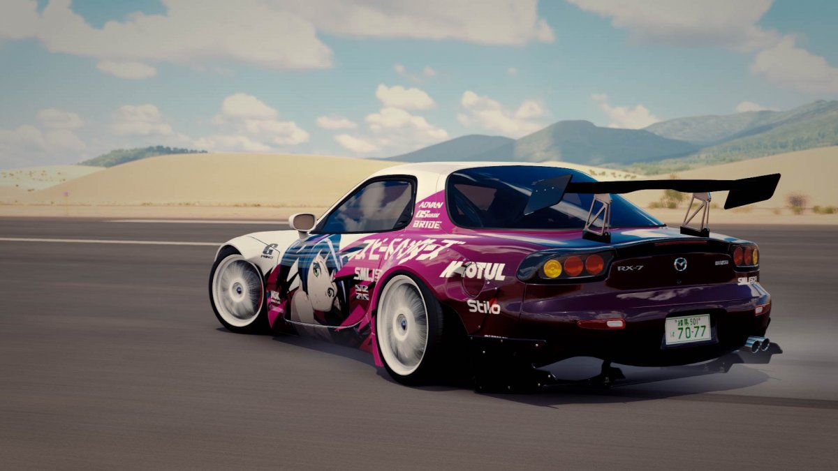 Дрифтовая Mazda rx7