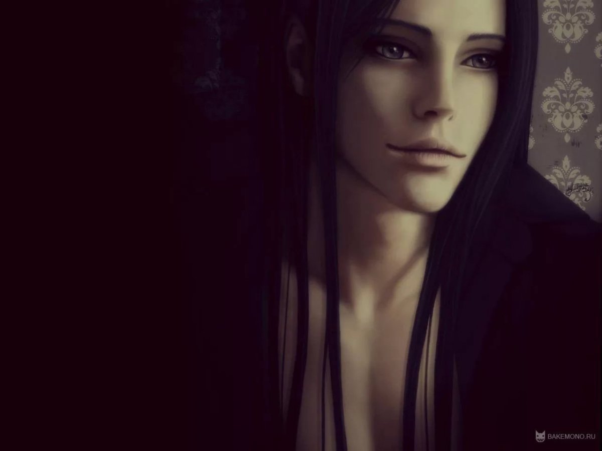 Аниме парни с длинными волосами