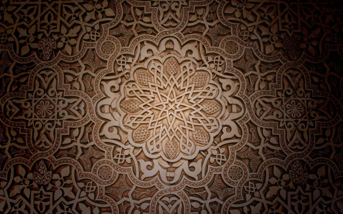 Оранжевый орнамент