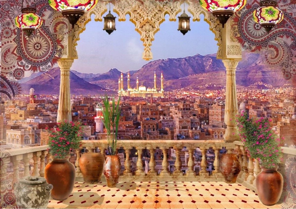 Мечеть на закате