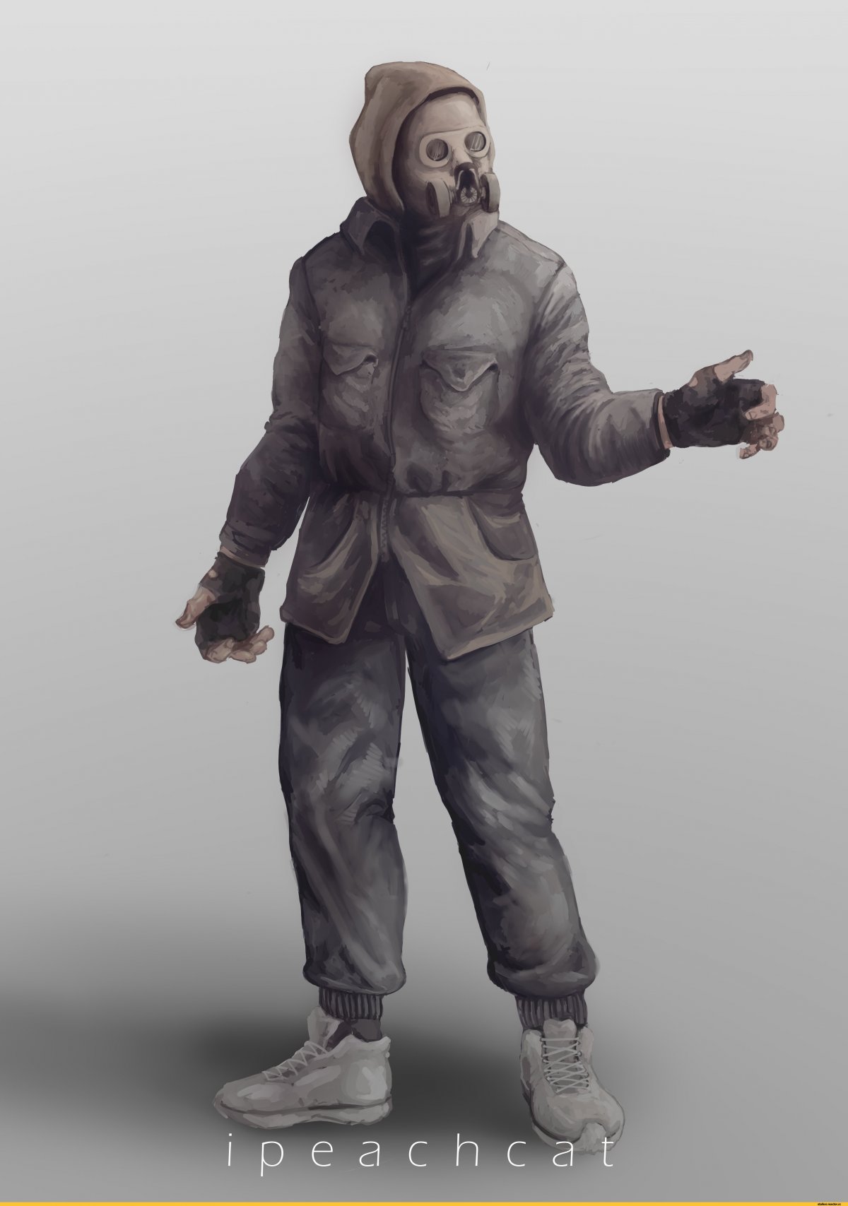 Бандит из сталкера арт