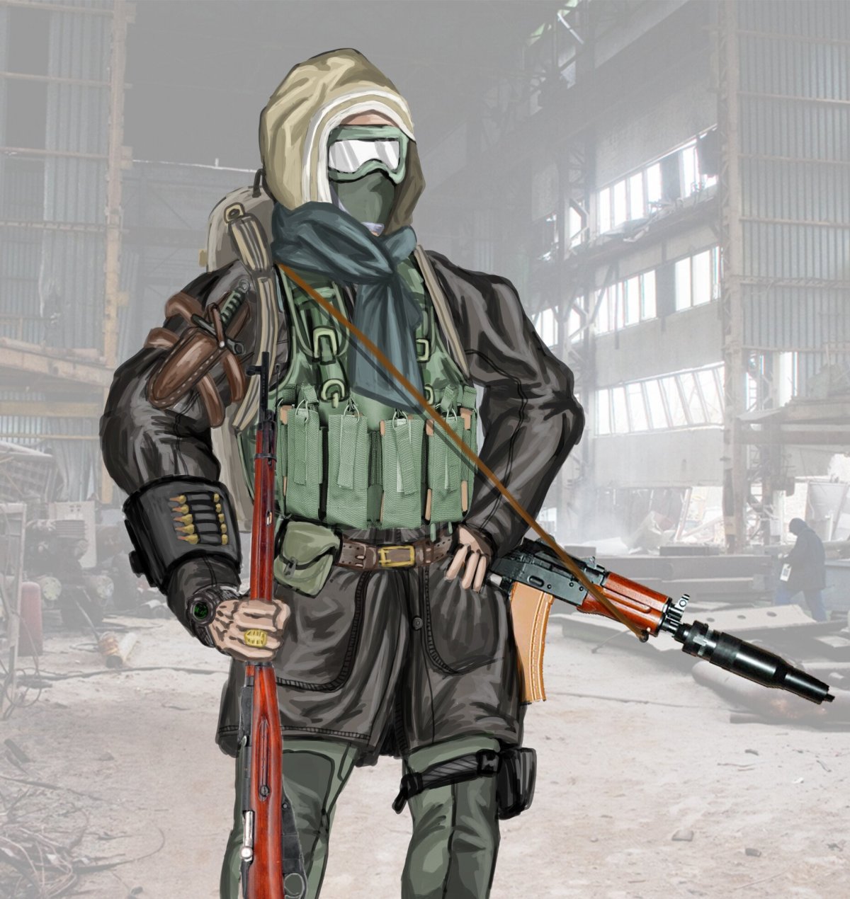 Сталкер 2 наёмник арт