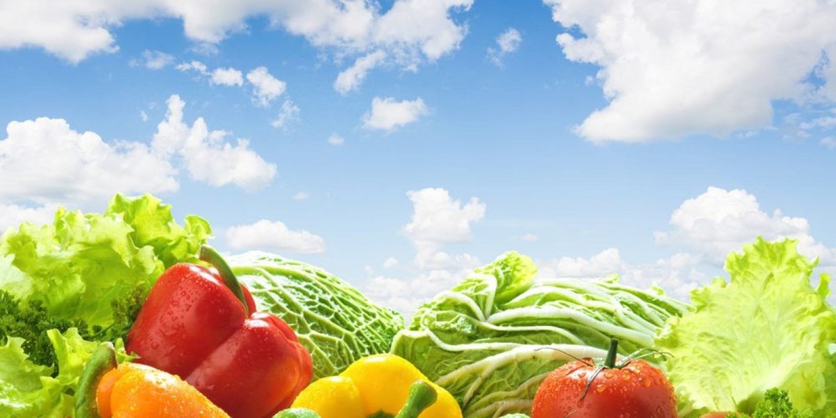 Фон из овощей