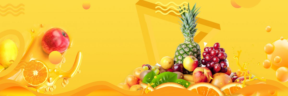 Овощи фрукты баннер