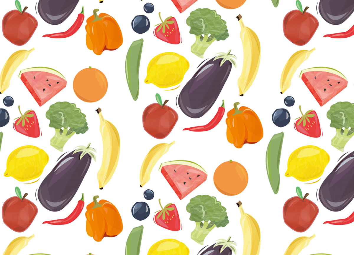 Рамка из овощей