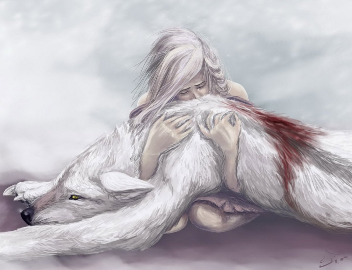 Волк плачет