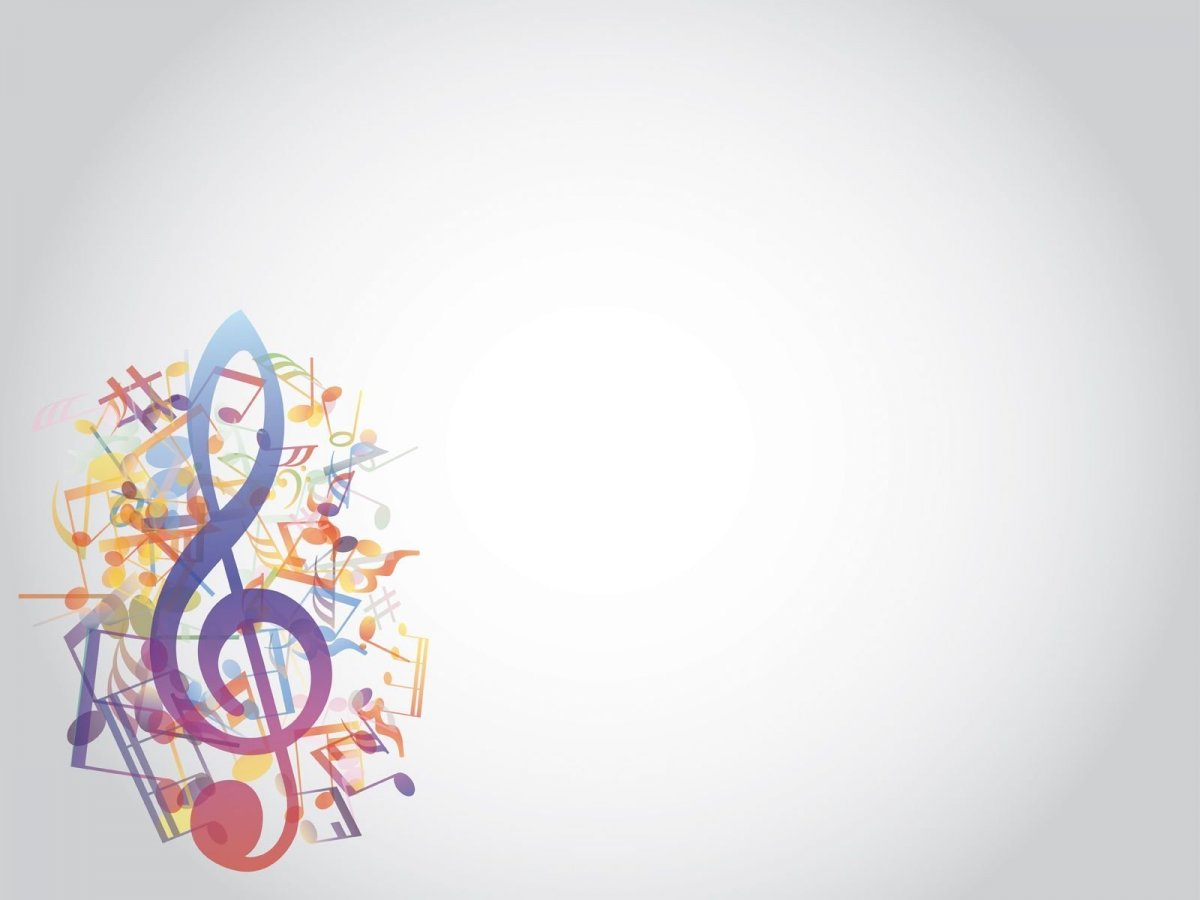 Фон с музыкальной тематикой