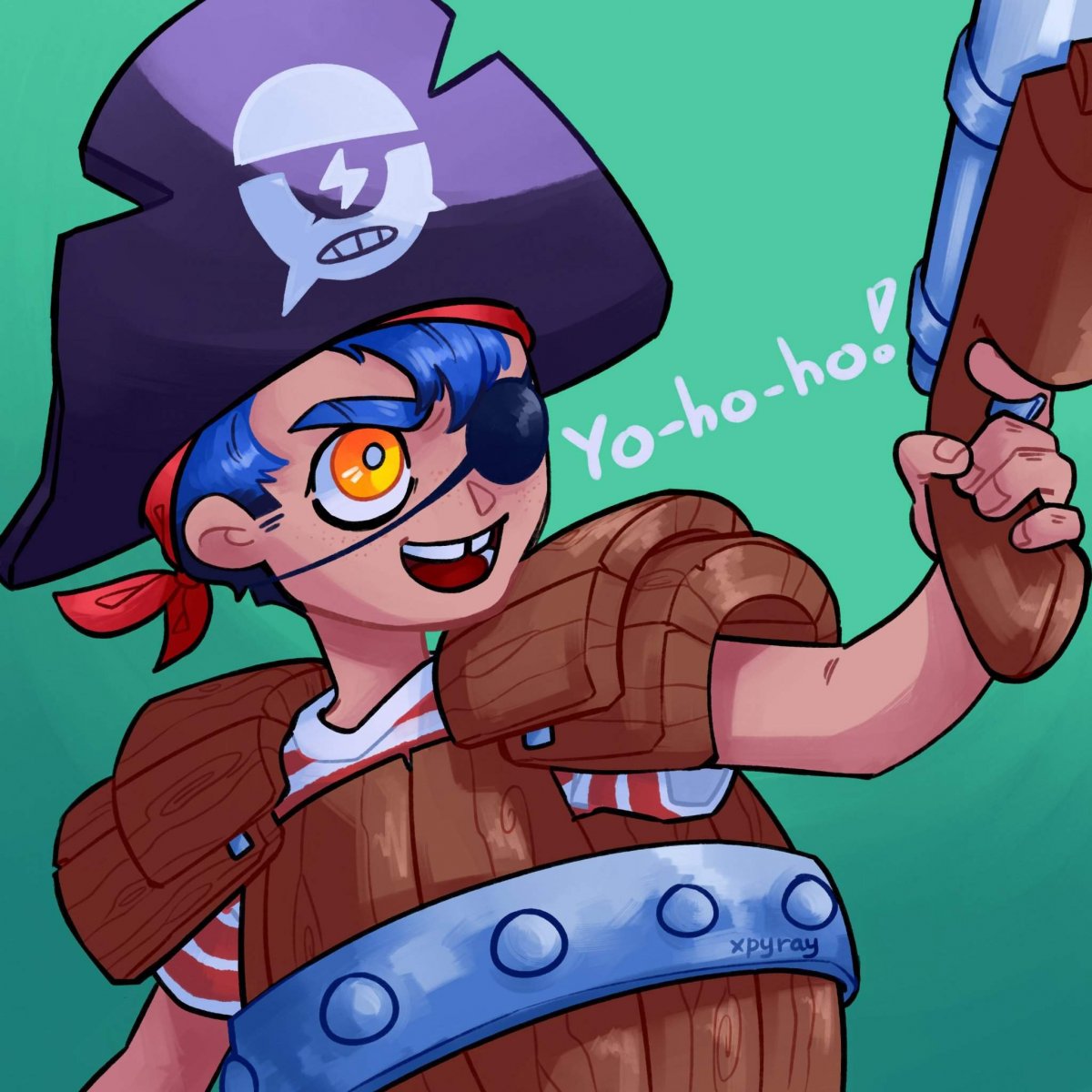 Карл арт Brawl Stars