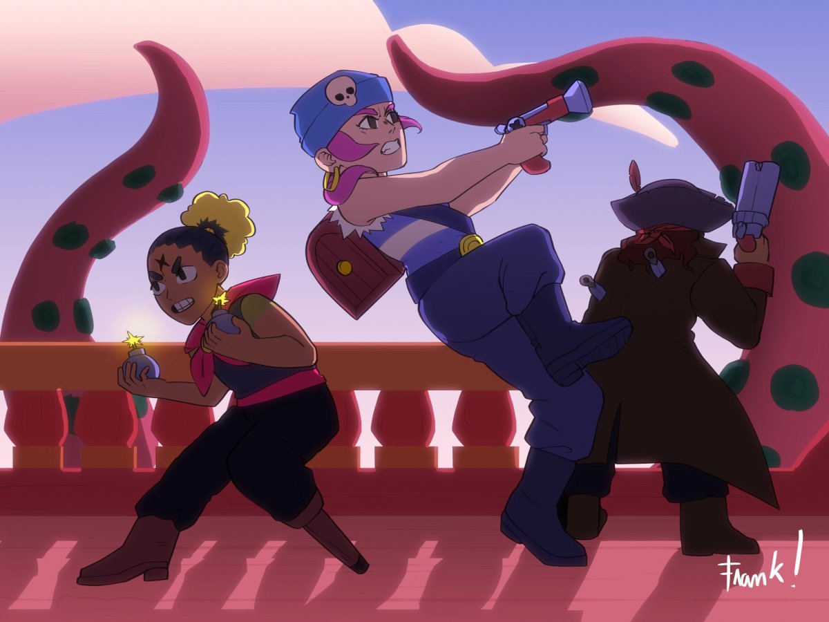 Корабль Дэррила Brawl Stars