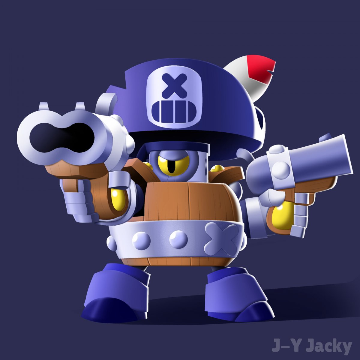 Значок Генерала Генерала Гавс Brawl Стокс