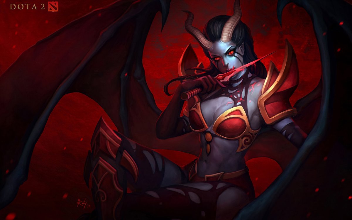 Queen of Pain loading Screen