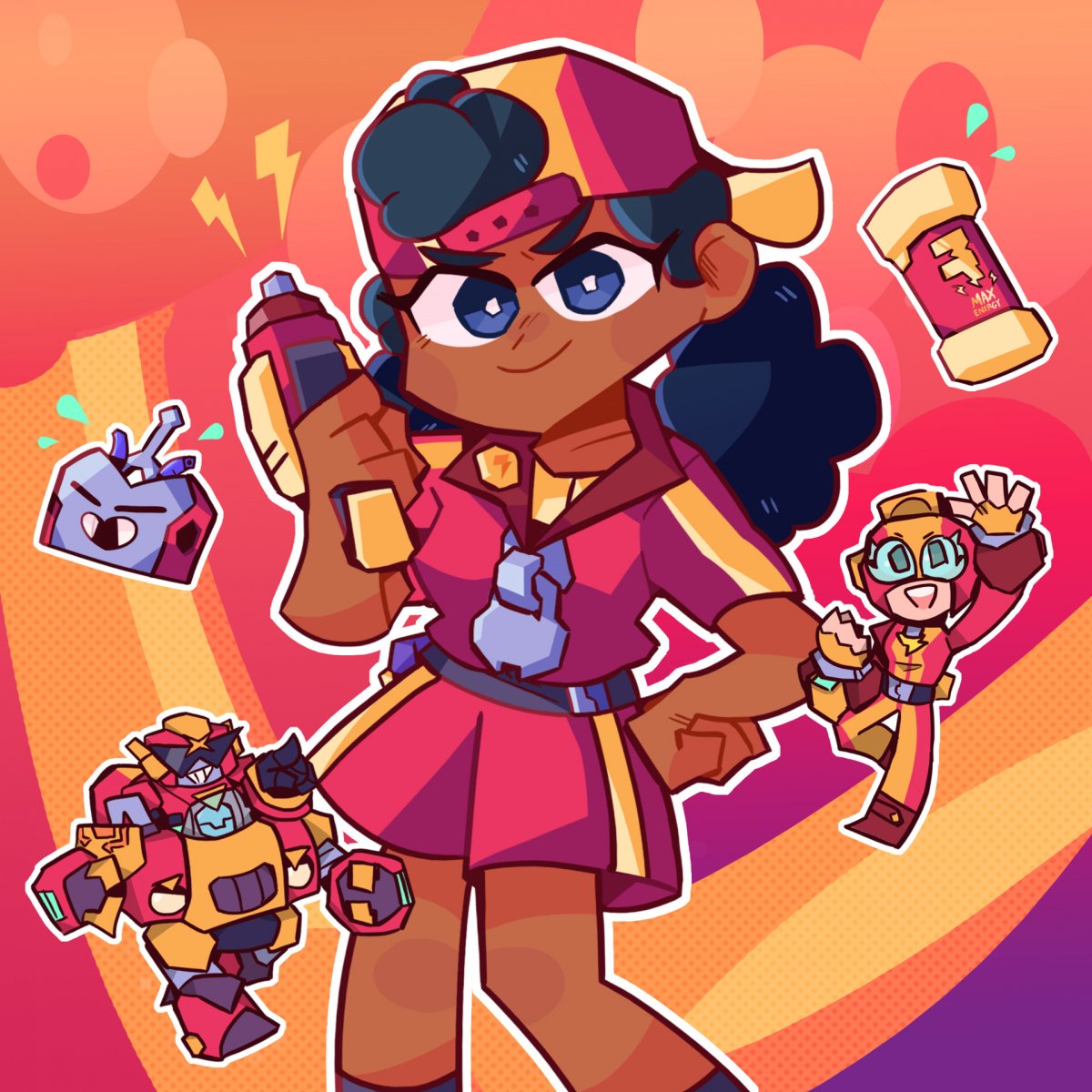 Рико и Пайпер БРАВЛ старс