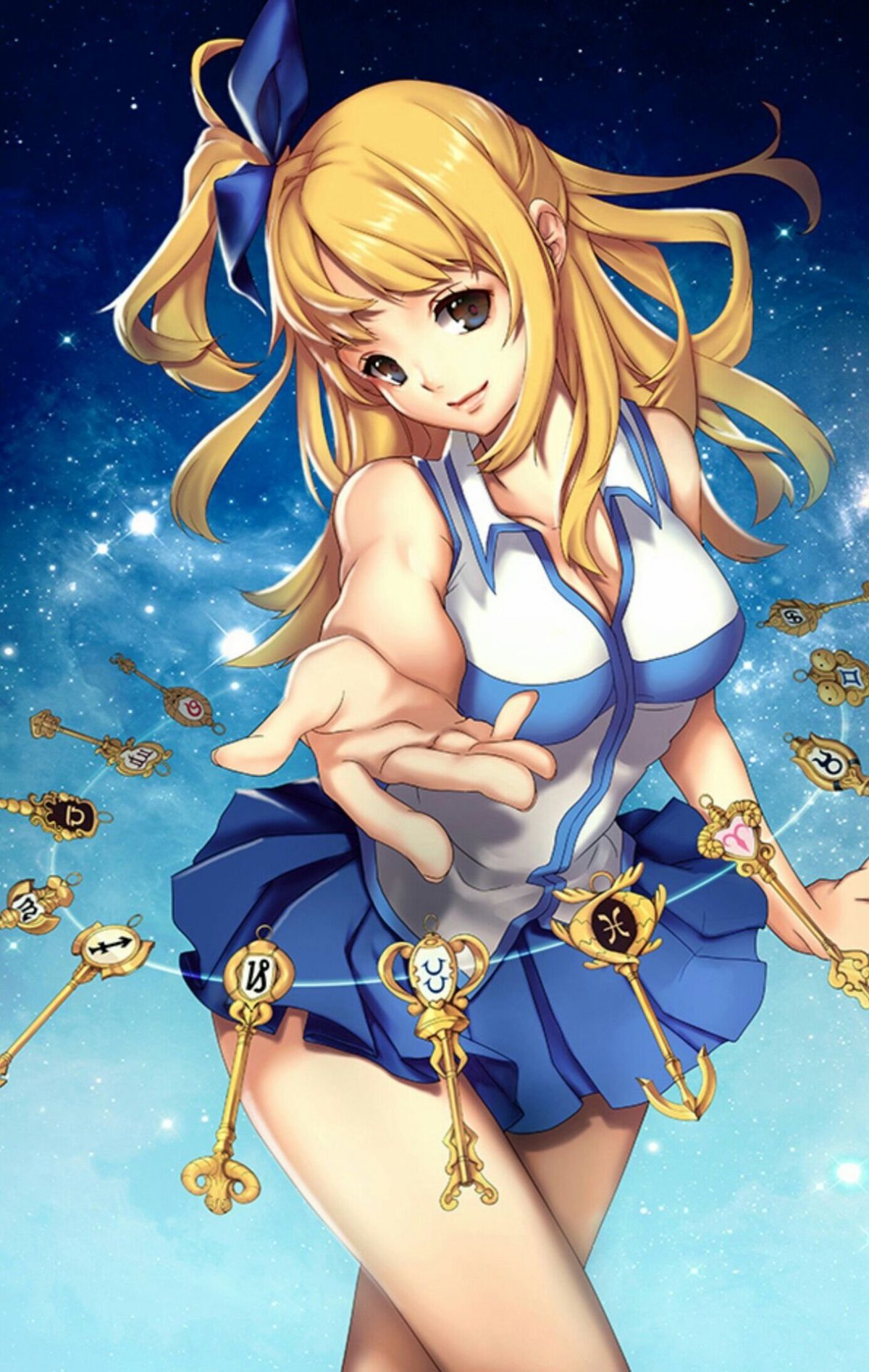 Люси Хартфилия плачет арт