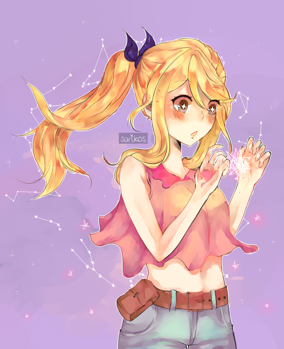 Люси Хартфилия звездное одеяние