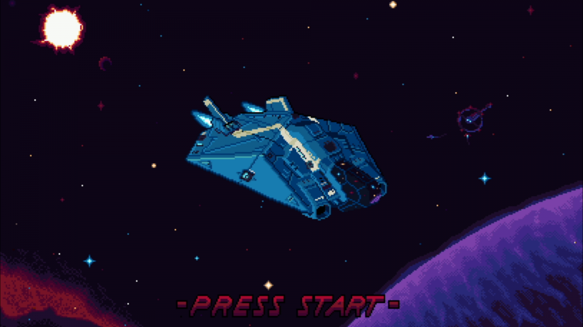 Пиксельный корабль