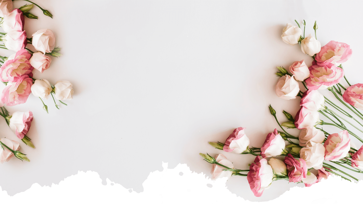 Светлый фон с цветочками