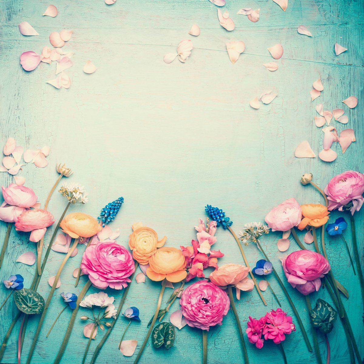 Детский фон акварель