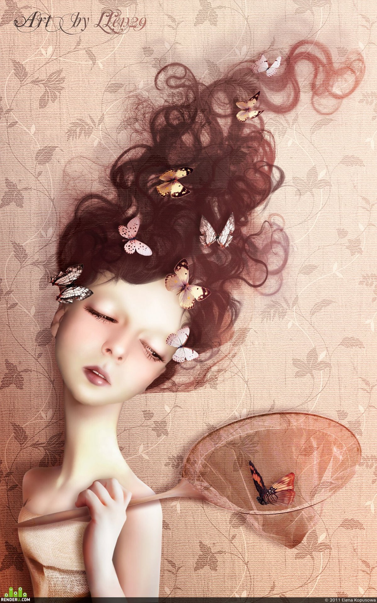 Мысли в голове девушки