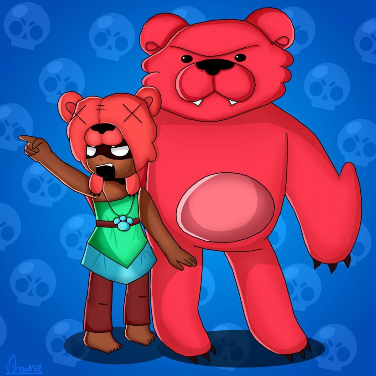 Медведь ниты из Brawl Stars