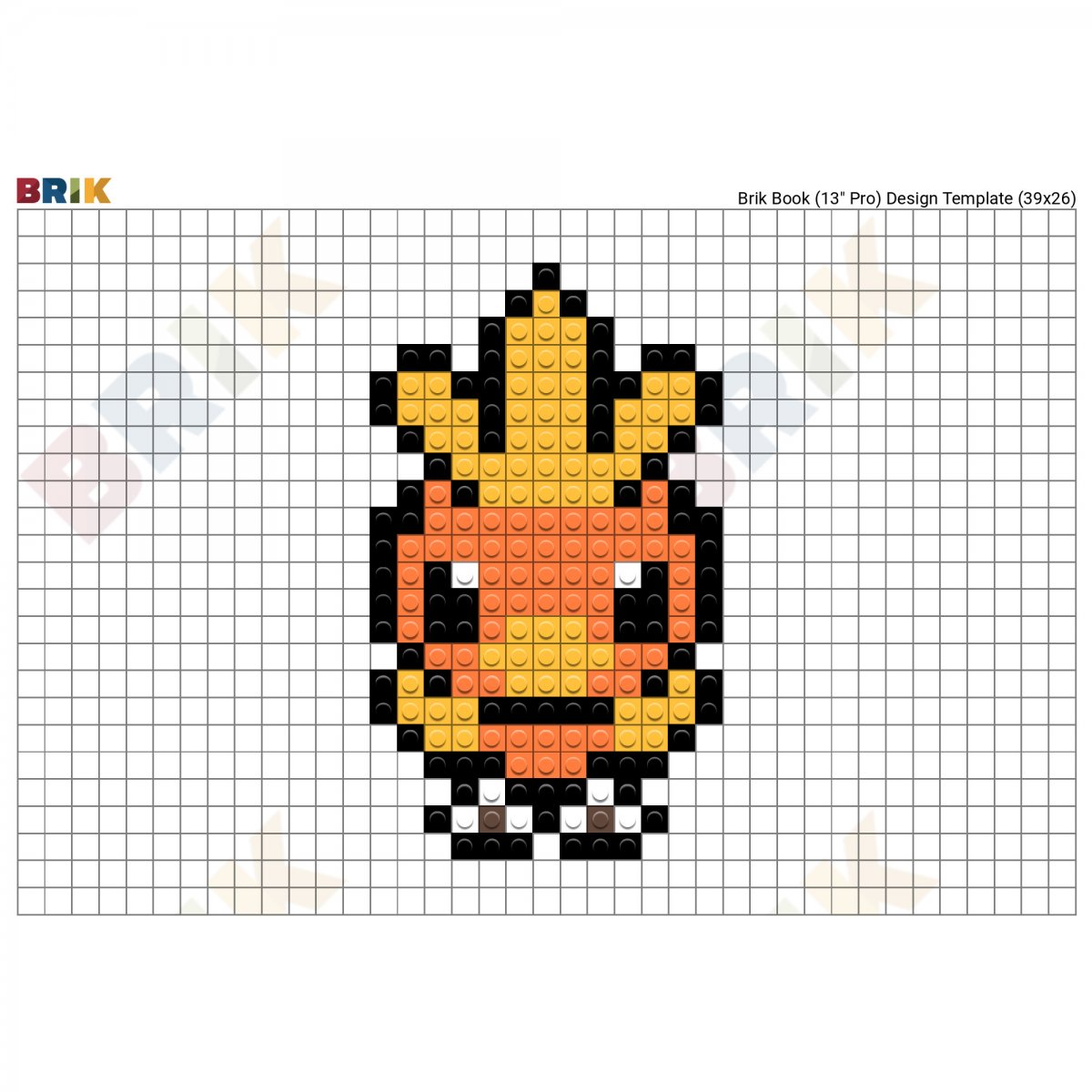 Рисование по клеточкам покемоны