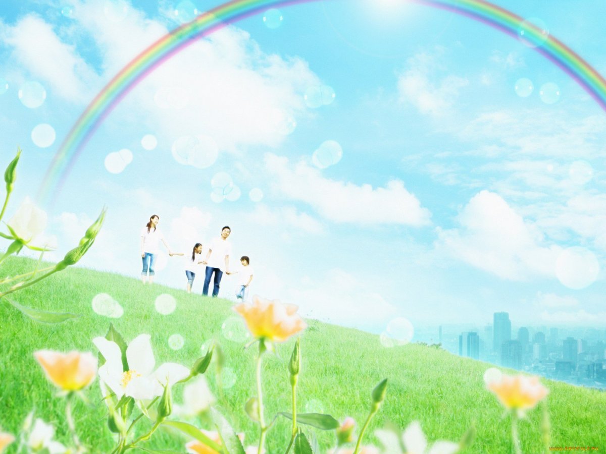 Красивый детский фон по экологии