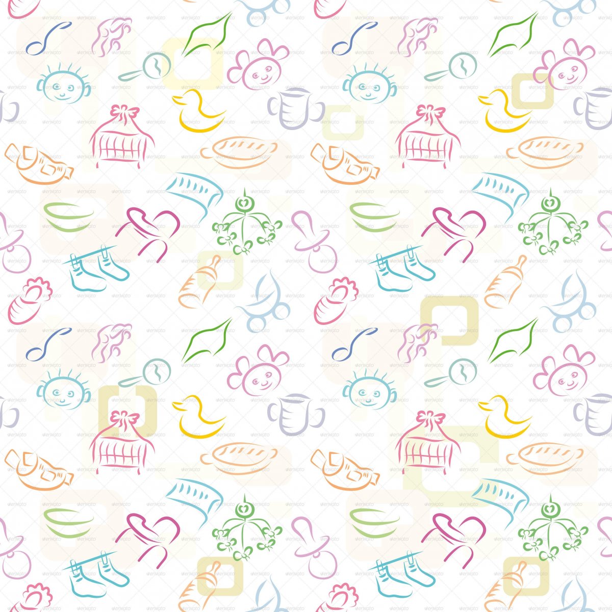 Бумага для скрапбукинга детская