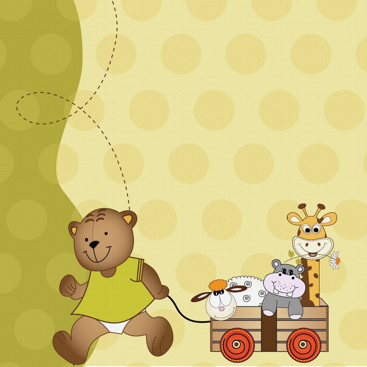 Бумага для скрапбукинга детская