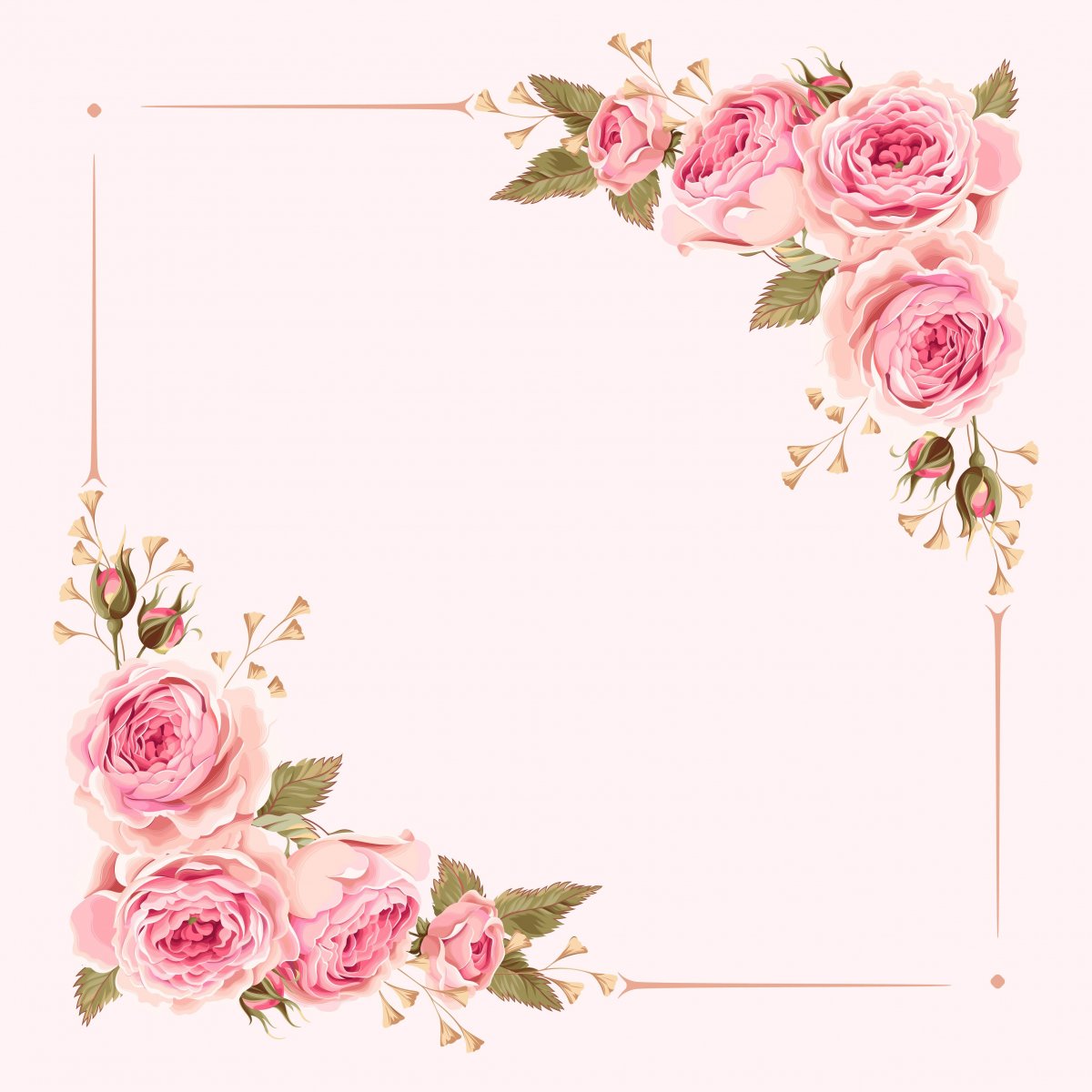 Цветочная рамка