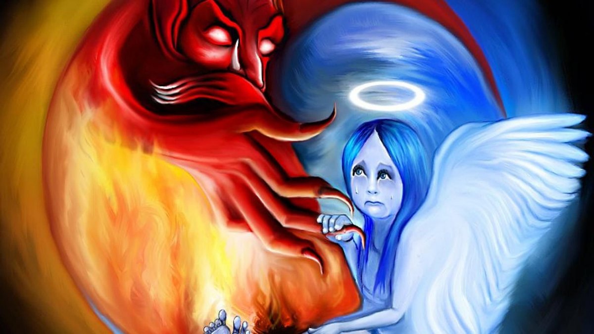 Добрая и злая девушка