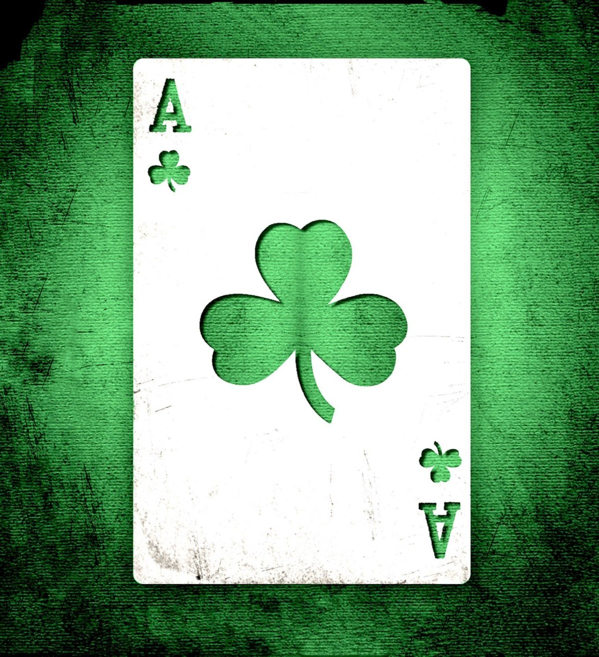 Клевер четырехлистный good luck