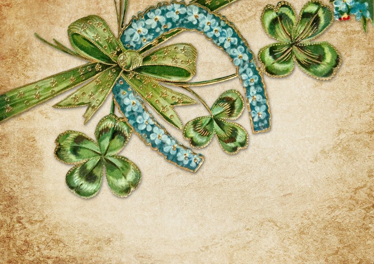 Клевер четырехлистный good luck