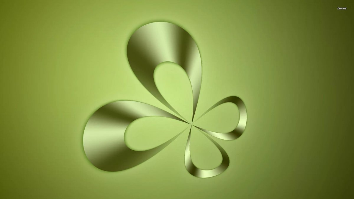 Фон Клевер четырехлистный