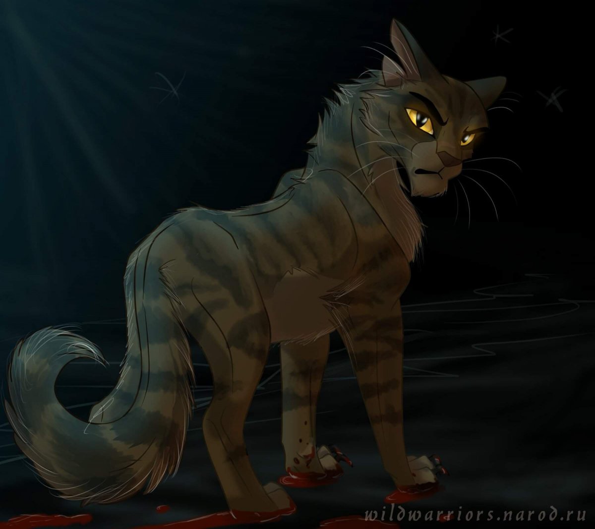 Коты Воители Коршун и Мотылинка