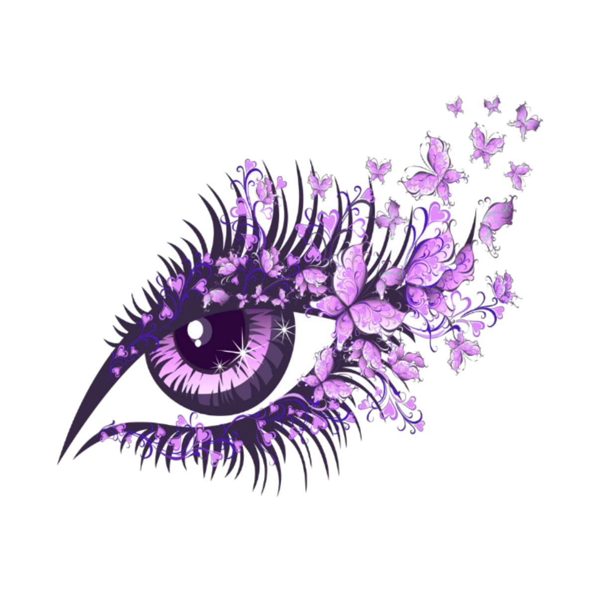 Ресницы иллюстрация