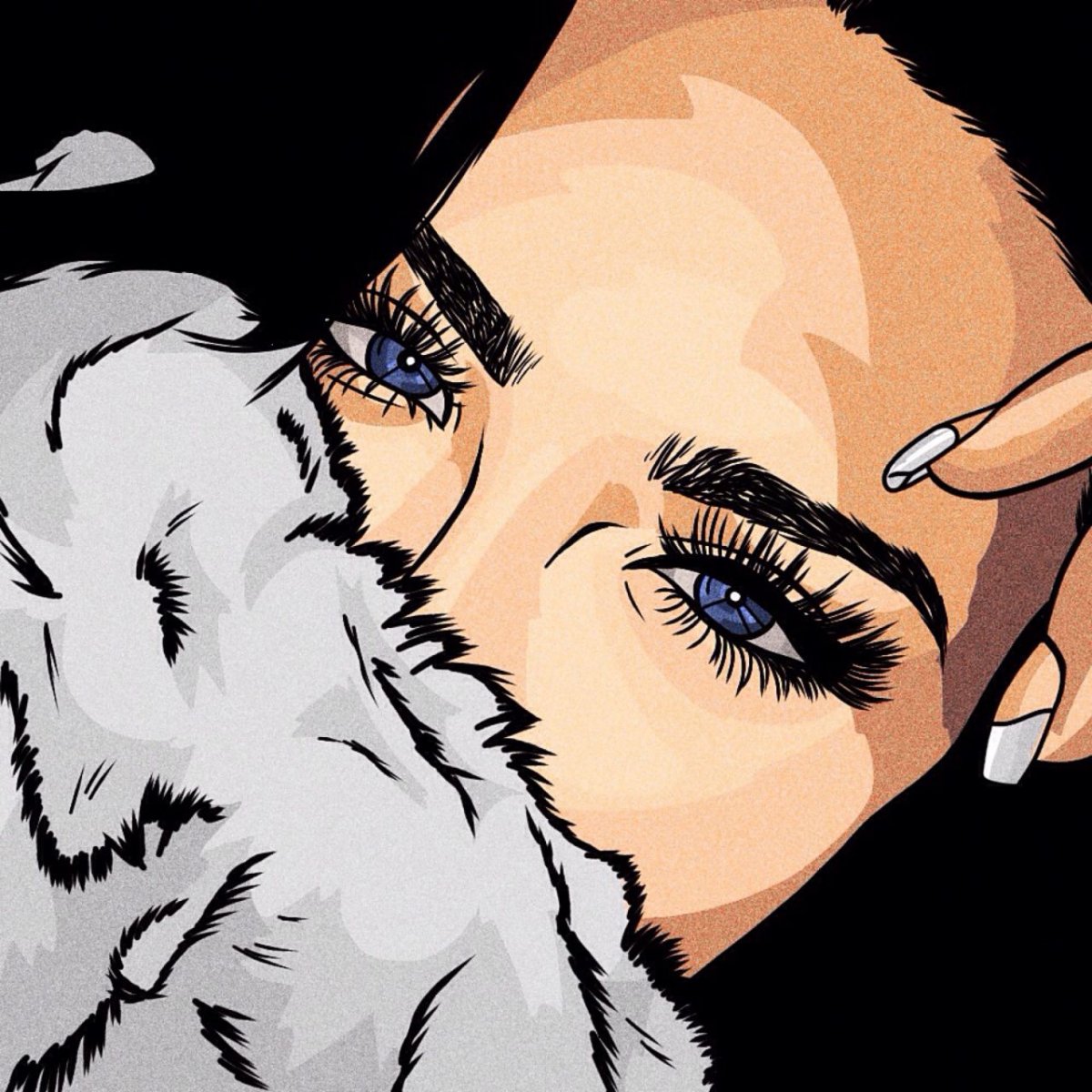 Красивые ресницы арт