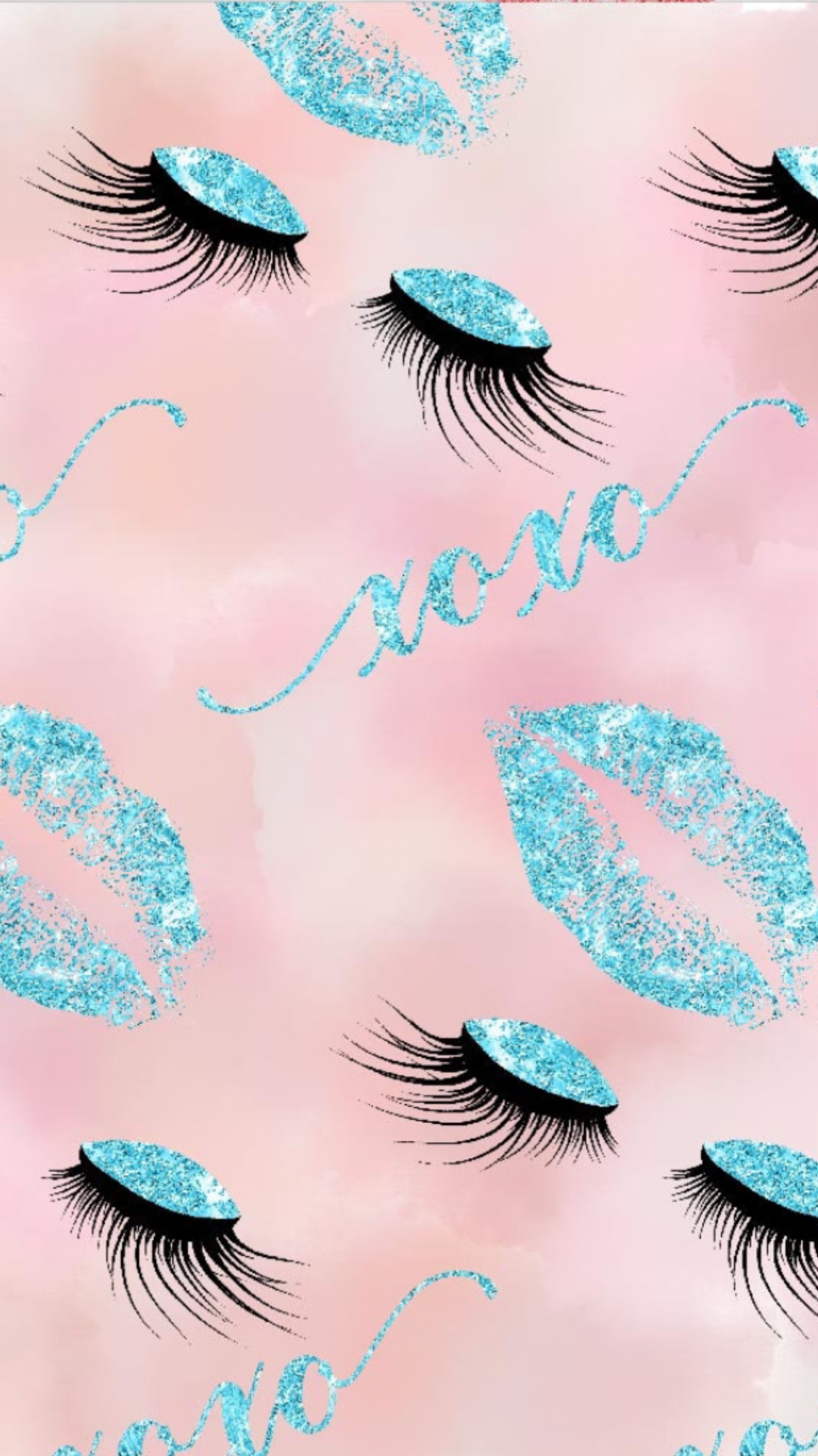 Красивый фон с ресничками